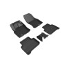 3D Kagu Floor Mat For Mahindra Thar 2020 to 2023 | Complete Set | Custom Fit | BLACK